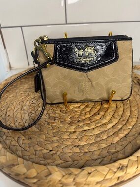 Vintage Coach wristlet